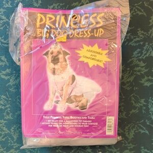 Fun World Princess Big Dog Dress-up Costume. Tried this on my golden retriever.